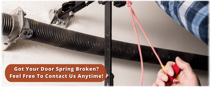 Broken Garage Door Spring Indianapolis IN